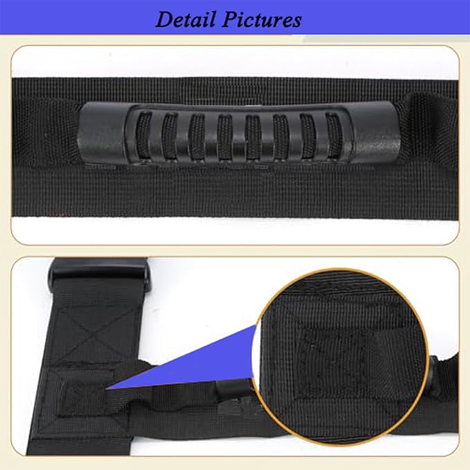 Box Carrying Strap with Handle - SnowGesh Portable Handle Securing Straps for Heavy Boxes, Moving Straps Adjustable H-Style Lifting Belt, Ideal for Moving, Luggage, Groceries