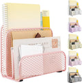 gianotter Mail Organizer Countertop, Mail Sorter with 3-Slot | Mail Holder Letter Holder for Desk Bill Organizer for Office Receipts and Letter Paper Storage