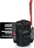 PowerNet Baseball Softball Coaching Bucket Caddy Cover, Multiple Pockets Carry Gameday Essentials, 3 Styles for 6 Gallon Bucket Organization Including All Terrain Wheeled