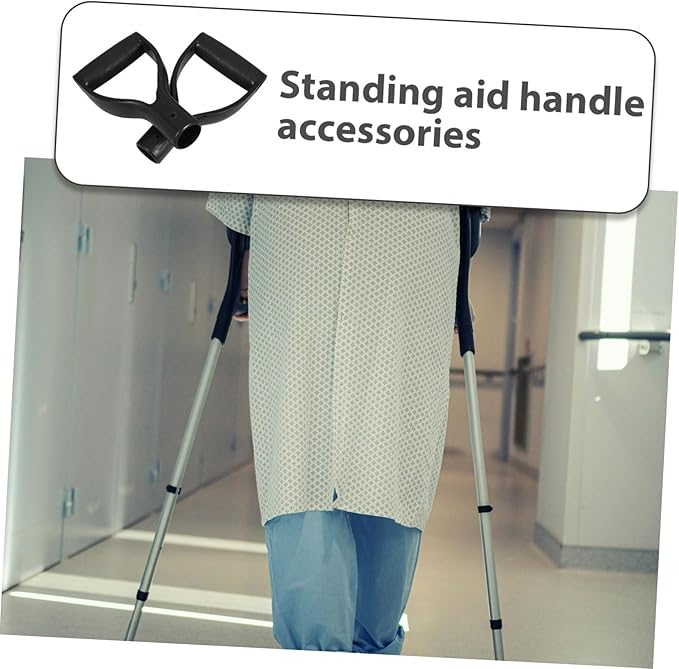 2pcs Portable Standing Assist Handle for Seniors Lightweight Mobility Tool Comfortable Installation Plastic Design for Home and Outdoor Use