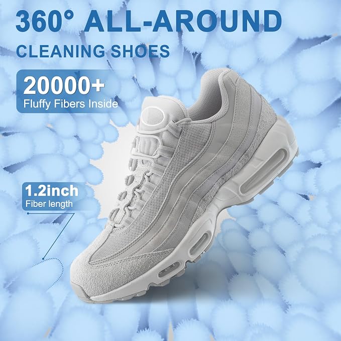 Aship Shoe Washing Machine Bag, Laundry Shoe Bag for Washer and Dryer - Reusable Shoes Cleaning Bag for Sneakers,Tennis Shoes, 360° Deep Cleaning With Self-locking Zipper for All Shoe Sizes - Blue,1PC