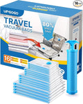 UPGOGO Vacuum Bags for Travel, Space Saver Vacuum Storage Combo (16 Pack)