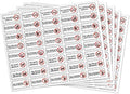 200 Pcs No Smoking Diving Loud Noises Sticker Labels, No Phone Safety Signs Labels Self Adhesive Vinyl Stickers for Public Areas Office Restaurant Swimming Area, 19x38mm