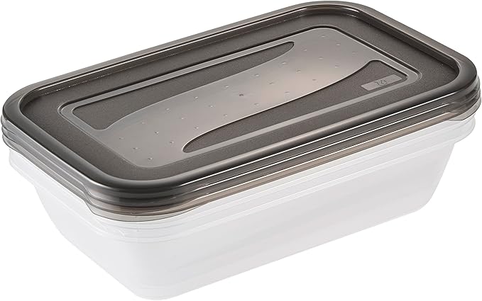 keeeper Set of 3 Fredo Fresh Food Storage Containers Rectangular 2.4 L