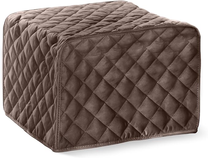 Covermates Keepsakes Rectangular Appliance Cover – Quilted Kitchen Appliance Cover for Countertop Storage – Dust Protection – Stain Resistant – Washable – Slip-On Appliance Design, Bronze