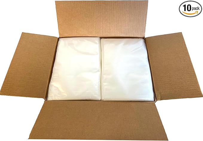 Sta Fresh Vacuum Sealer Bags, 6 inch x 12 inch, Pint Size, 3.5mil, Food Sealer Bags, Freezer Bags, Sous Vide cooking and Bulk Storing, Full Box of 1,000