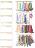 POVETIRE Headband Holder Head Bands Organizer for Girls, Baby Headbands Hair Accessories Organizer Storage Wall Hanging Decor for Nursery Toddler Girls Room