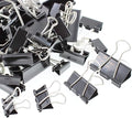 Assorted Sizes Binder Clips,Paper Clamps,Black Metal Fold Back Clips for Office School Supplies,Large, Medium,Small Size Metal Clips,Big Size Paper Holder,Elastic Rubber Band (60 PCS Black)