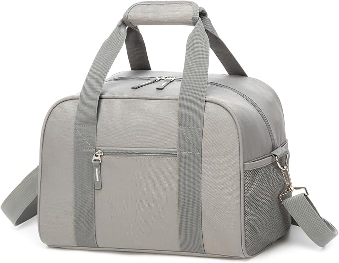 SeaRock 14 inch Small Gym Bag for Men & Women, Mini Duffle Bag for Travel Sports, Lightweight Carry On Duffel Bag, Gray