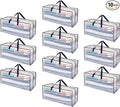 VENO 10 Pack Heavy Duty Moving Bags with Backpack Straps, Zippers & Handles, Extra Large Packing Bags for College Dorm Essentials, Moving Supplies Alternative to Cardboard Moving Boxes