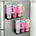 Magnetic Stanley Cup Holder for Fridge, Tumbler Organizer Strong Fridge & Metal Surface Water Bottle Organizer for Kitchen, Stanley Cup Accessories, 2 Pack