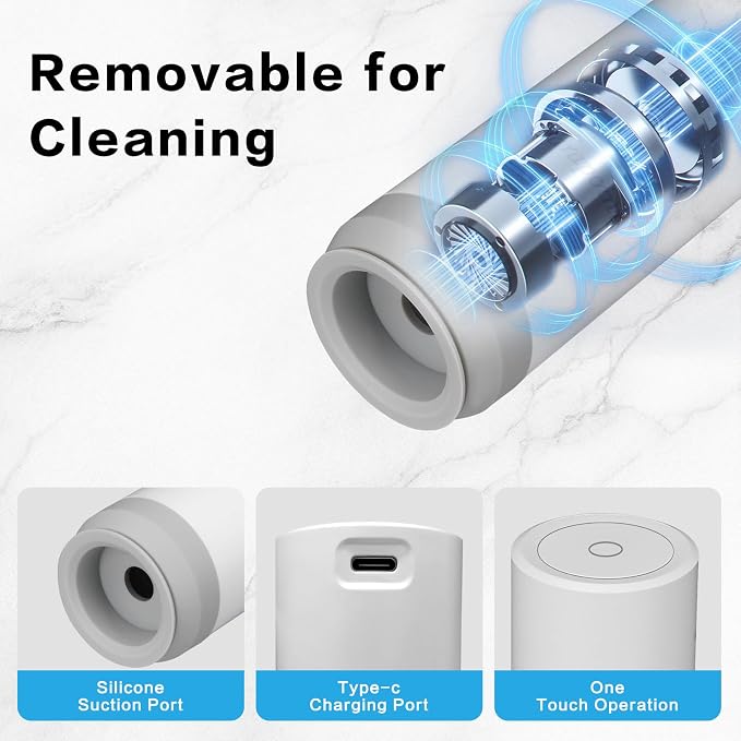 Handheld Vacuum Sealer for Food Powerful Vacuum Sealer Machine,Seal Meal Saver,Portable Food Sealer (Sealer + 20 Reusable Vacuum Bags)