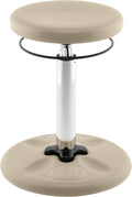 KORE DESIGN Adjustable Wobble Stool Chair, Girls + Boys Kid Desk Stools, Ergonomic Small Office Chairs, Flexible Seating, Active Kids, ADD/ADHD, Classroom, Home, Age 8-12, Tall (16.5-24in) Sand Dollar