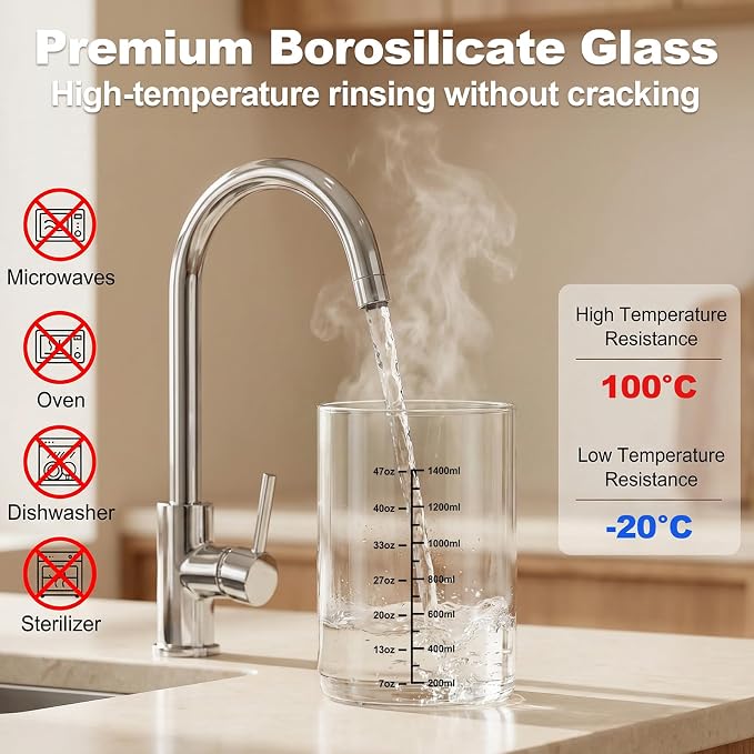 Vacuum Coffee Canister, 1.6L Large Capacity Airtight Coffee Container with Graduated Scale and Vacuum Duration Display. Features Transparent Borosilicate Glass Construction