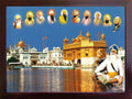 Lord Sikh Guru poster print with frame for Home Decor and Gifting Purpose (229-164)