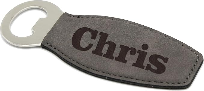 The Wedding Party Store Custom Engraved and Personalized Beer Bottle Opener for Groomsmen Housewarming