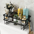 Godboat 1-Tier Over Toilet Storage - Wall-Mount Bathroom Shelf with 2 Hook | Bathroom Organizers and Storage Cabinet, Behind/Above/On/Top/Back Tank Shelves, Decor for Bathroom/Restroom/Kitchen/Bedroom