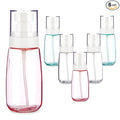 6 Pack 2.7oz/80ml Small Spray Bottle, Plastic Spray Bottles, Fine Mist Travel Spray Bottle for Hair and Face, with 9pcs Labels