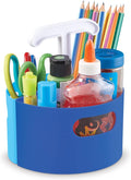 Learning Resources Create-a-Space Storage Mini Center Blue - Desk Caddy Organizer for Kids, Art Supplies Classroom Organizer, Homeschool Supply Organizers and Classroom Storage, Marker Holder | Desk Caddy Organizer for Kids, Art Supplies Classroom Orga...