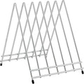 Winco 6-Slot Cutting Board Rack, Chrome Plated Medium