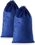 2 Pcs Shoe Bags for Travel, Large Boot Bag, Palace Blue, 21.2x13.3 Inch | Washable & Reusable Travel Shoe Bags, Dustproof Shoe Bags with Drawstring Closure, Suitable for Travel, Home Storage
