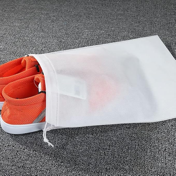 Gladiolus hybridus 30 eco-friendly travel shoe bag storage bags, non-woven breathable dust-proof with rope, suitable for storing shoes and isolate dust keep bags clean tidy (11.8in X 15.74in)