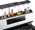 30" Magnetic Silicone Stove Top Shelf - Spice Rack for Back of Stove
