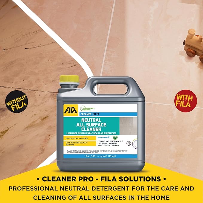 FILA Surface Care solutions CLEANER PRO Neutral All Surface Cleaner, 1 Gallon