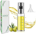Oil Sprayer for Cooking, 100ml Olive Oil Sprayer Mister for Air Fryers, Oil Spray Bottle, Vinegar Soy Sauce Dispenser, Oil Mister with Stainless Steel Cap, for Baking Roasting Frying Use
