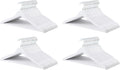 Amazon Basics Durable Wooden Clothes Hangers,White,(Pack of 80)
