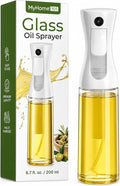 Oilve Oil Sprayer for Cooking - Glass Bottle Spray - 6.7 fl.oz | Fine Mist Mister for Air Fryer, Salad & BBQ Refillable Oil Dispenser for Healthy Meal Prep & Kitchen Organization
