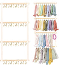 POVETIRE Headband Holder Head Bands Organizer for Girls, Baby Headbands Hair Accessories Organizer Storage Wall Hanging Decor for Nursery Toddler Girls Room