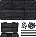 Thinkday Mesh Lid Organizer Include 5 Nylon Removable Pockets 1 Hook and Loop Strap and 6 Screws Fits Camera Case, Diving Dry Boxes, Hard Cases & Toolboxes