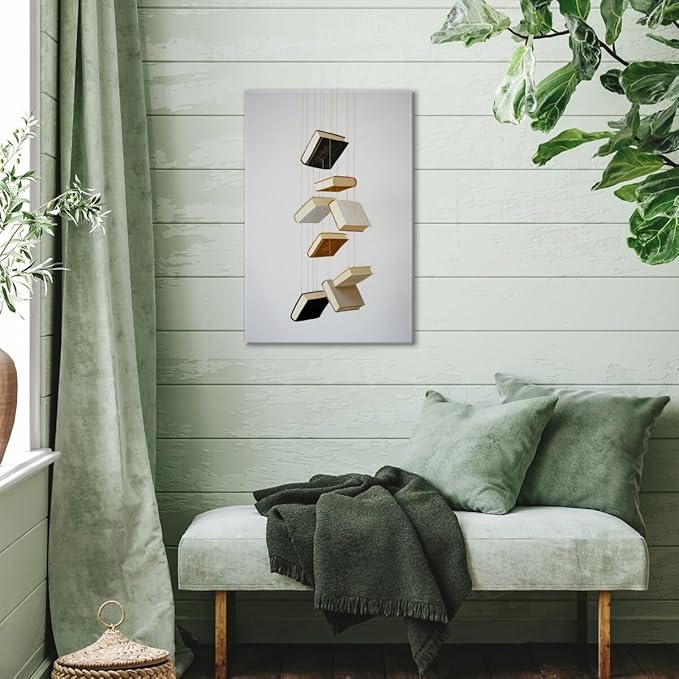 Minimalist Book Art Aesthetic Poster Canvas Wall Art Decoration Living Room Home Decor Bedroom Decoration Poster Framed24x36inch
