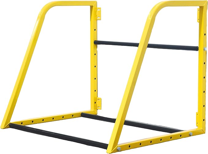 MaxxHaul 50256 Heavy‑Duty Adjustable Wall‑Mount Tire Storage Rack – Telescoping 32–48″ Width, 375 lb Capacity, Powder‑Coated Steel, 51.75″W x 28″D x 28″H – Garage/Shop