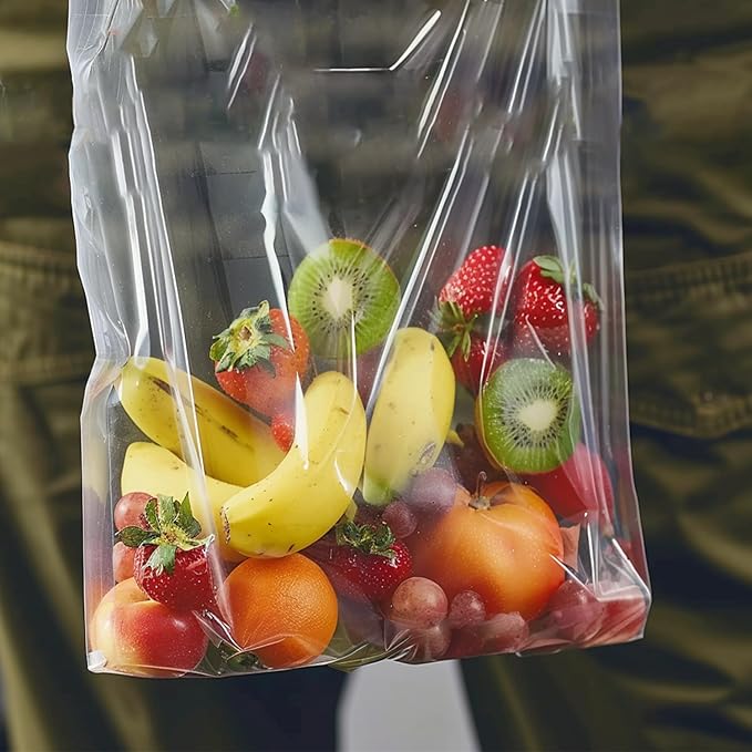 Extra Large Storage Bags - Zipper Seal, 3.1-mil Thick, Heavy Duty, 5 Gallon 18" x 24", Jumbo Plastic Bags for Clothes, Travel, Moving, Large Reusable Freezer Bags, BPA-Free (10 Count)