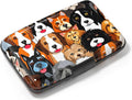 Credit Card Holder, Mini Aluminum Card Wallet RFID Blocking Slim Metal Hard Card Case for Women Men, Dogs