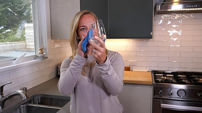 Reusable Antibacterial Cleaning Cloths – Removes 99.99% of Bacteria with Just Water | Silver-Embedded, Chemical, Odor, Streak & Scratch-Free for All Surfaces | 8 Pack