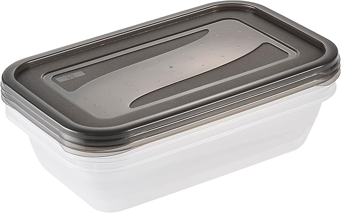 keeeper Set of 3 Fredo Fresh Food Storage Containers Rectangular 2.4 L