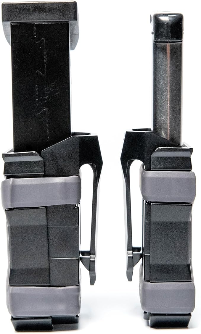 Gen 2 Universal Mag Carrier – Ambidextrous IWB/OWB Mag Pouch for Single & Double Stack Magazines. Fits Glock, 1911, S&W, Sig Sauer, Beretta & More.
