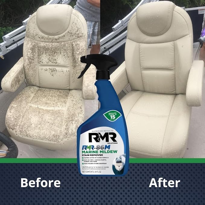 RMR-86M 24 Fl OZ, Marine Mold Stain and Mildew Stain Remover - Scrub Free Formula, Multi-Surface Cleaner for Boats
