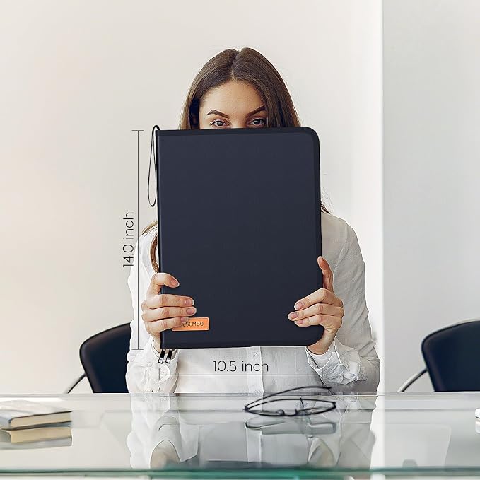 Important Document Organizer Binder, Birth Certificate Protector | Fireproof, Waterproof, Document Protectors, Fire proof Bag for Documents, 4 ring binder, Passport Storage