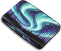 Maicican RFID Blocking Aluminum Credit Card Holder | Slim Metal Wallet for Women & Men, Business Card Case for Travel, Fits Front Pocket, Card holder wallet - Aurora