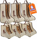 6Pack Boot Storage Bag, Portable Dust Proof Boot Bags for Cowboy Boots, Handle Boots Organizer, Tall Boot Storage Cowboy Boot Bag & Boot Storage Bag for Travel, Suitable for Travel and Daily Use ﻿
