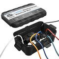 Flemoon Large Outdoor Electrical Box (12.5 x 8.5 x 5 inch), IP54 Waterproof Extension Cord Cover Weatherproof, Protect Outlet, Plug, Socket, Timer, Power Strip, Holiday Light Decoration, Black