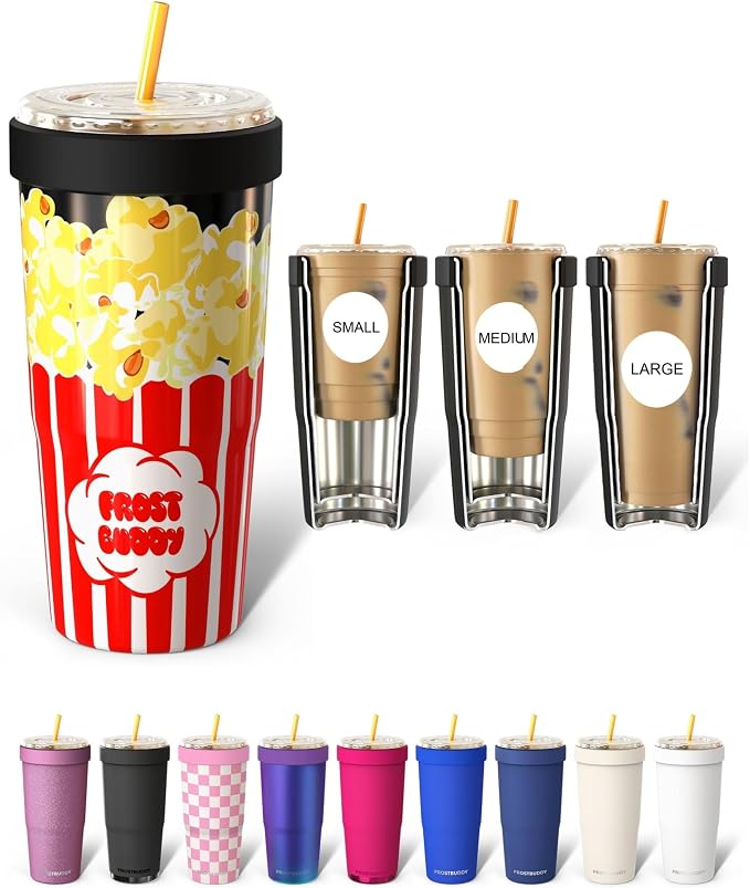 Frost Buddy Togo Buddy 30oz Tumbler - Spill-Proof Flip Lid (Poppin' Off)