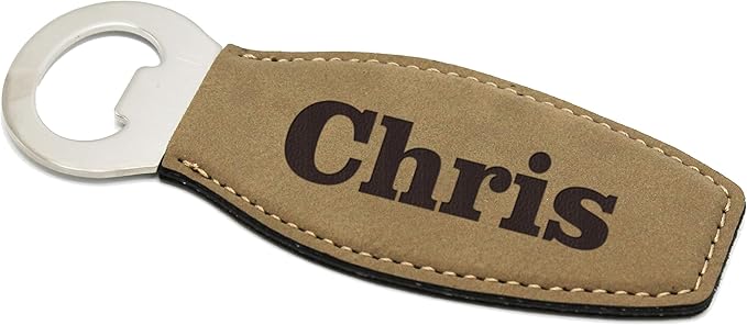 The Wedding Party Store Custom Engraved and Personalized Beer Bottle Opener for Groomsmen Housewarming