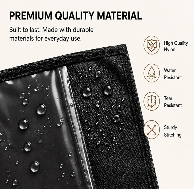 12 Pocket Clear Hanging Shoe & Accessory Organizer Bag - Closet Storage Solution for Shoes, Jewelry, Scarves, Belts & Small Accessories, Durable Space-Saving Design