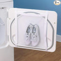 2 Pcs Shoe Dryer Bags,Adjustable Reusable Sneaker Dryer & Wash Bag Large Honeycomber Mesh Bags with Zipper and Strap for Washing Machine Shoes, Clothing