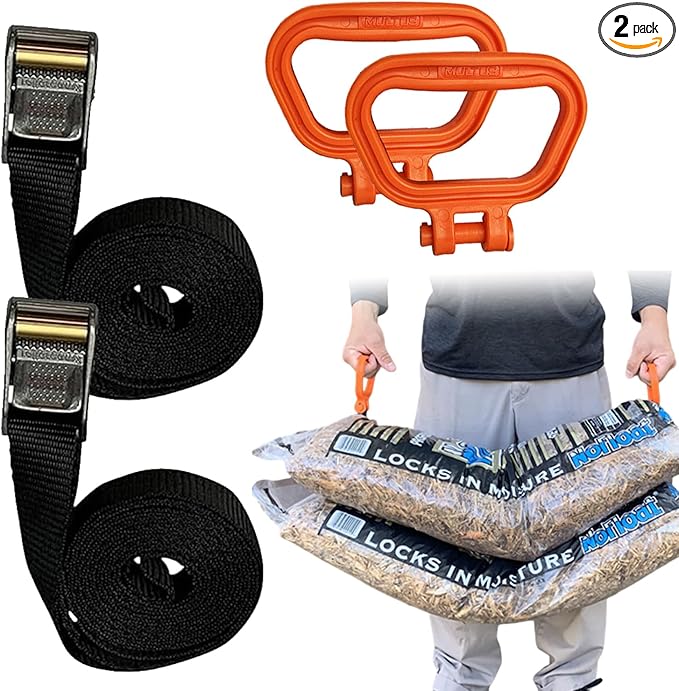 MULTUS Handle and Haul 1 Handle Moving Strap to Lift Carry Drag- 2 Pack